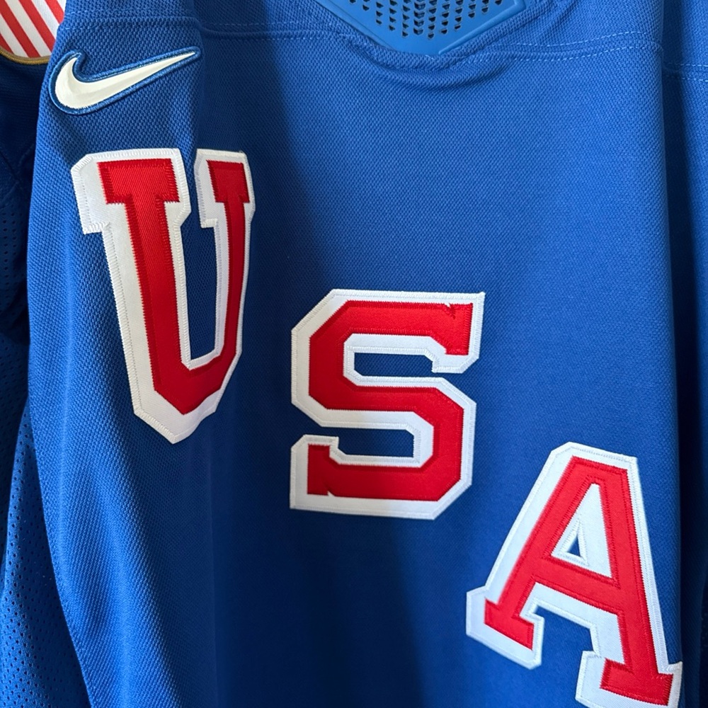 Men’s Nike Jack Eichel #9 Team USA 2026 Winter Olympics Jersey Size 2XL NWT RARE - Picture 2 of 6